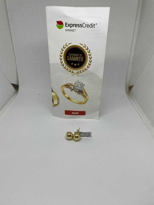 Cercei aur 14K (32490/30 Pacurari 2) Garantie 2 ani!