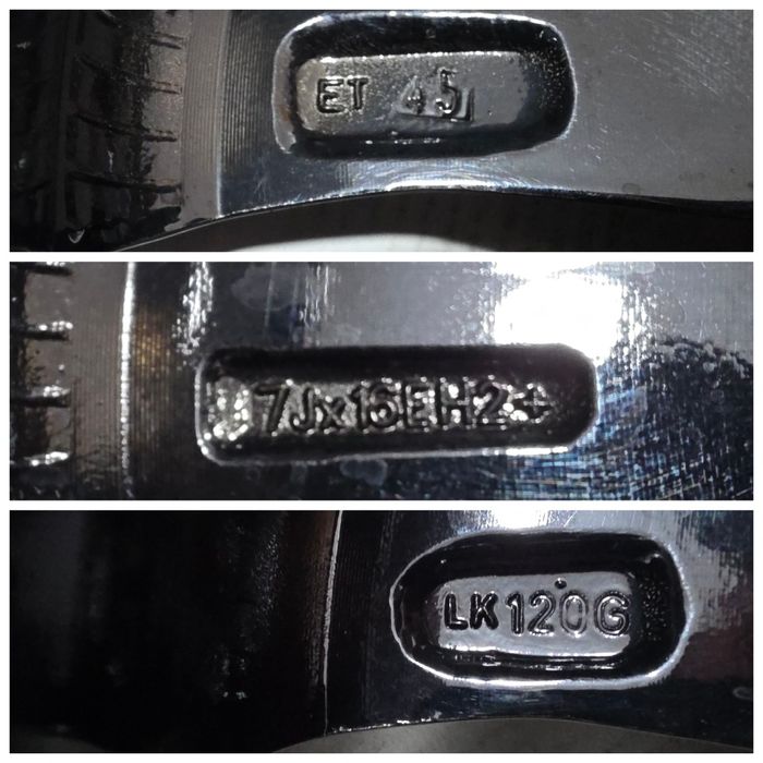 Jante 16 VW Transporter T5 T6 Caravelle Multivan 7Jx16 ET45
