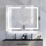 Dulap baie cu Oglinda + antiaburire+ LED+ priza, REDUS de la 1650RON
