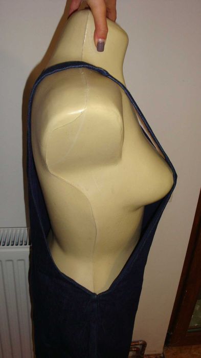 Sarafan, rochie de blugi/denim, Zara, S