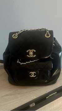 Кожаный мини рюкзак под Chanel новый