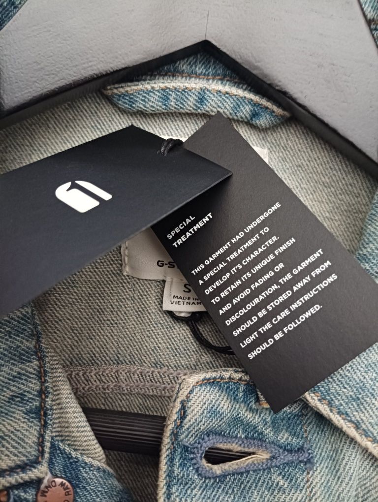 Оригинално дамско яке G-star Raw 3301 дънково Джи стар
