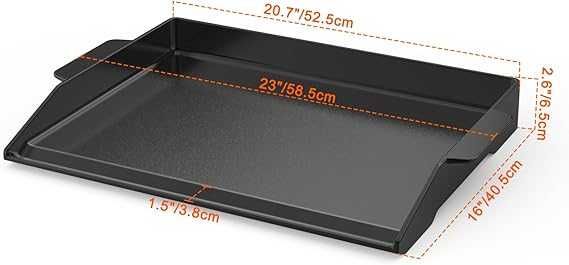 Placă de grătar universală din fontă, 47.2×35.5,gaz ,carbune