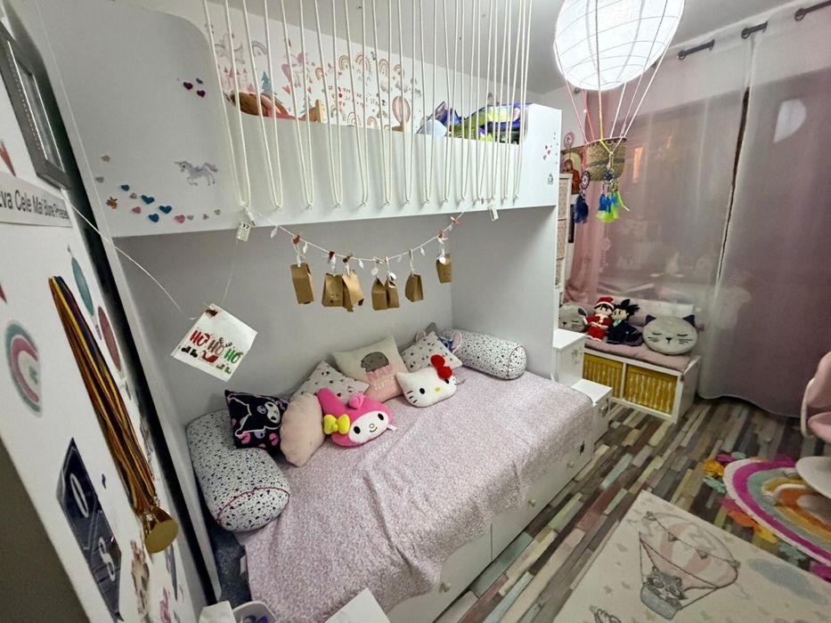 Pat Suprapus cu Spatii Depozitare / jos -120x200 / 90x200