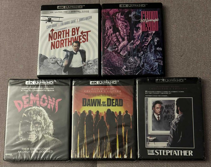 Set 5 filme 4k From Beyond, Dawn of the dead