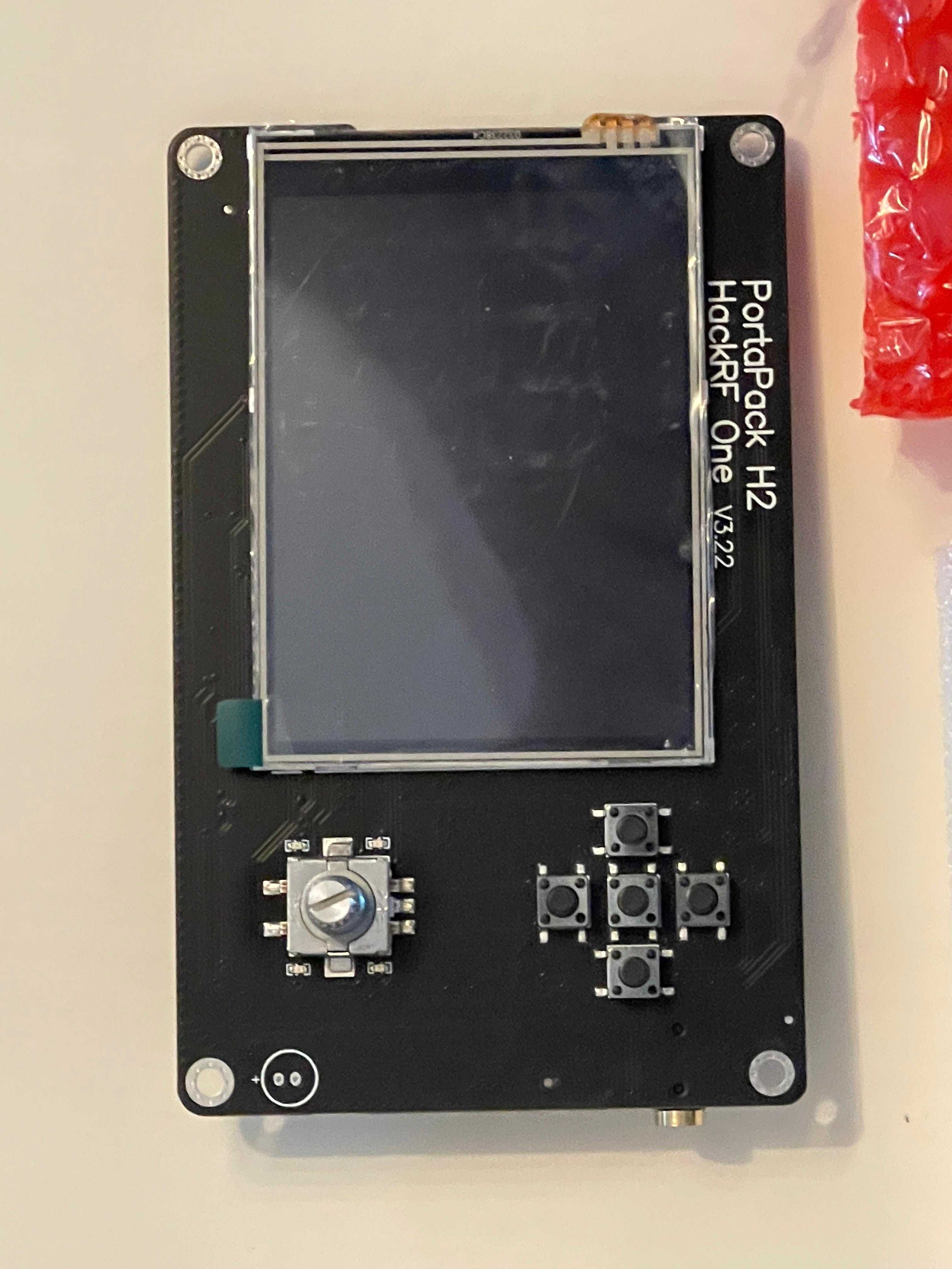 PortaPack H2 For HackRF One SDR +0.5ppm TCXO +1500mAh + 3.2" LCD