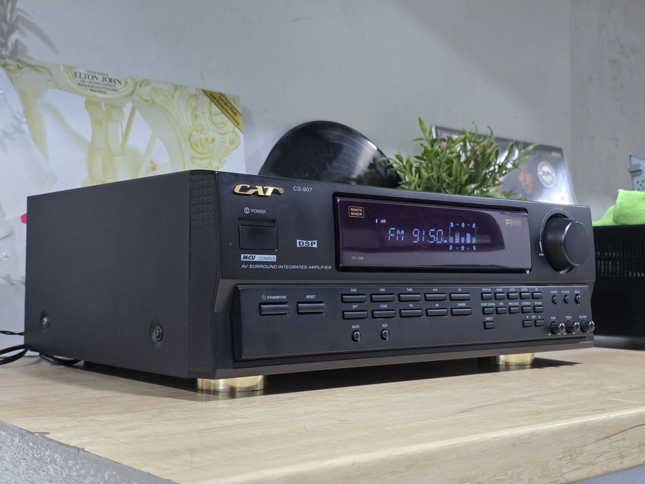 Amplituner CAT cs-907, receiver 2.0 hifi 5.1 surround cinema