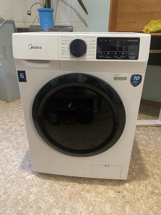 Стиральная машина Midea MFN11W60B/W-KZ, 6 кг