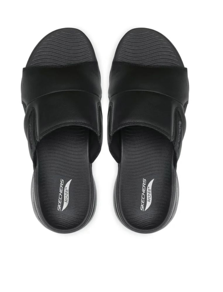 Șlapi sandale Skechers piele noi cu eticheta