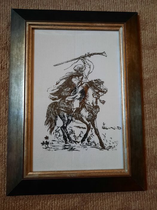 Războinicul berber, litografie