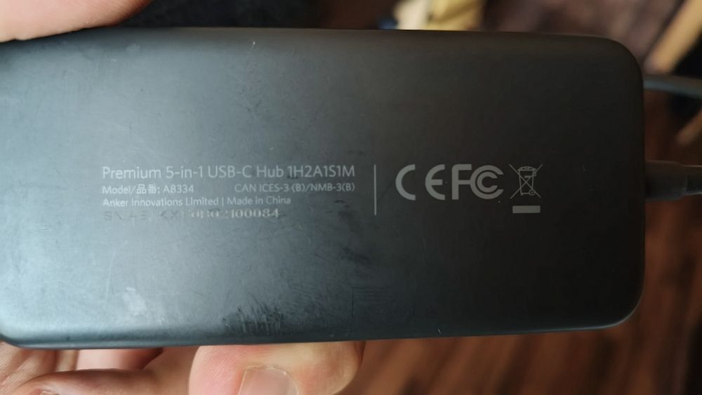 Anker Adaptor USB-C 5-in-1, 4K HDMI, 2xUSB-A, microSD, SD Card Reader