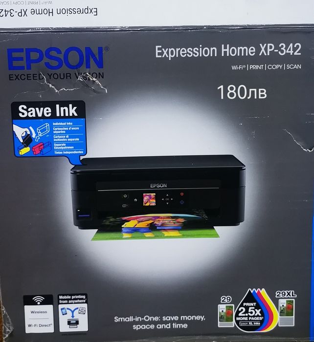 Принтер Epson xp-342 wi-fi