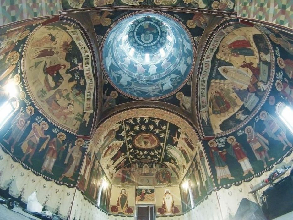 Pictura bizantina, arta murala biserica,tehnica fresca, arta bizantina