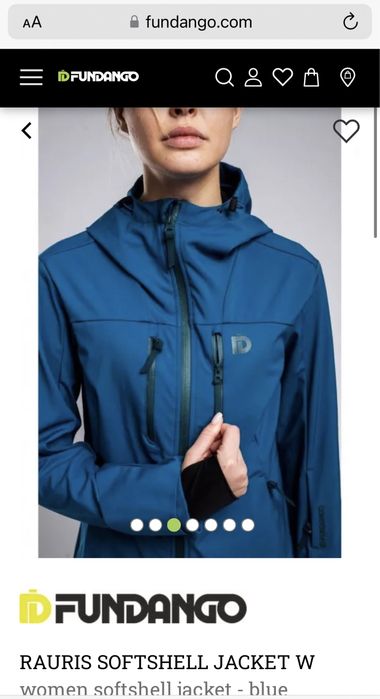 Дамско софтшел яке Fundango XS women softshell jacket - blue
