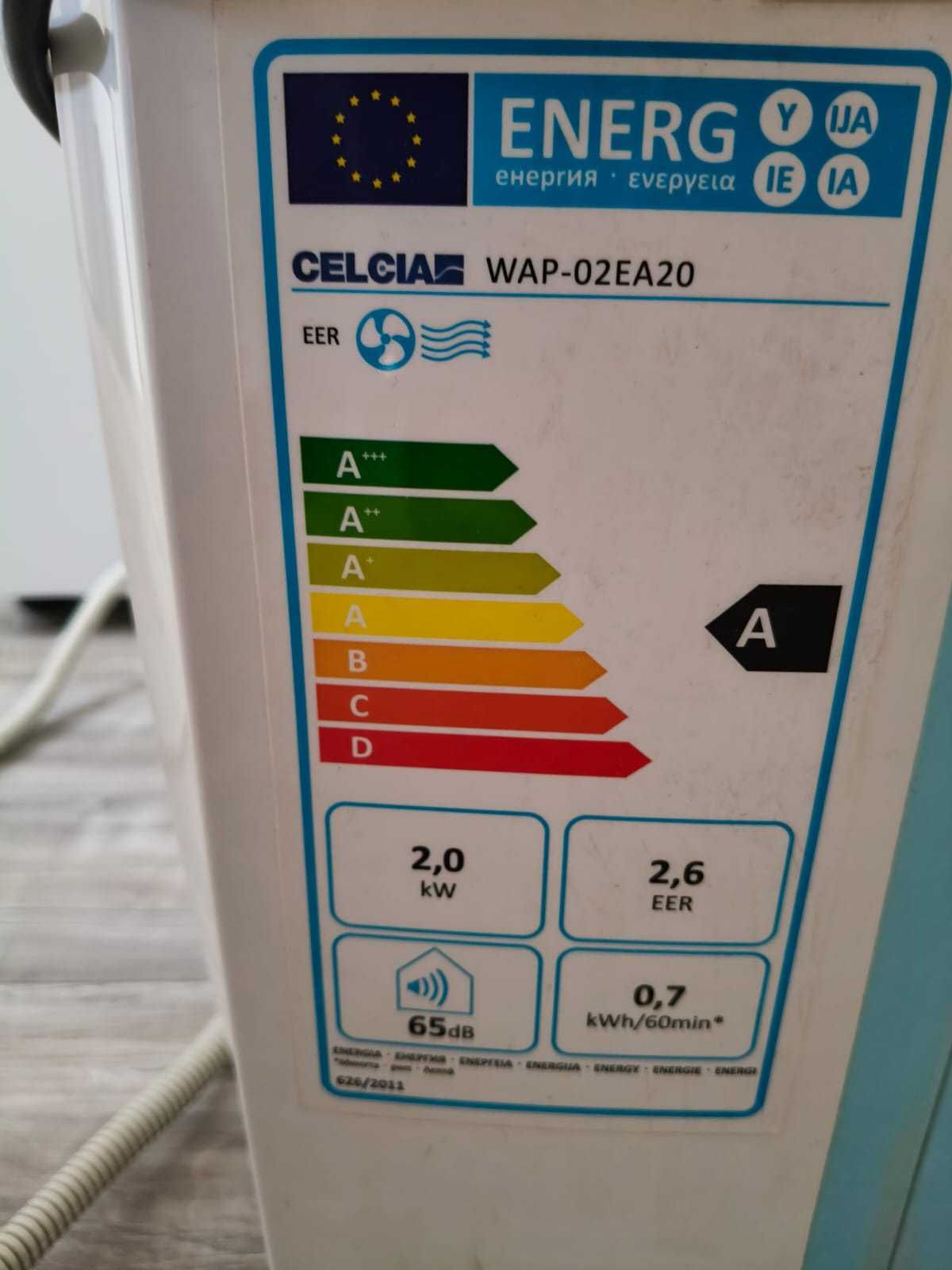 Aer conditionat portabil, complet, perfecta stare de functionare