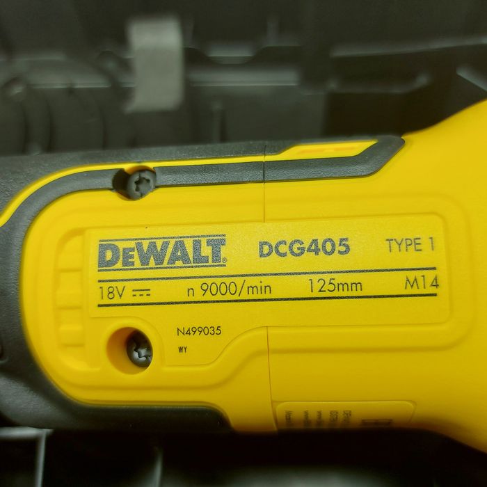 Акумулаторен ъглошлайф Dewalt DCG405NT