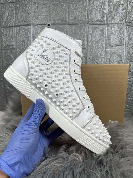 Christian Louboutin White Alb High