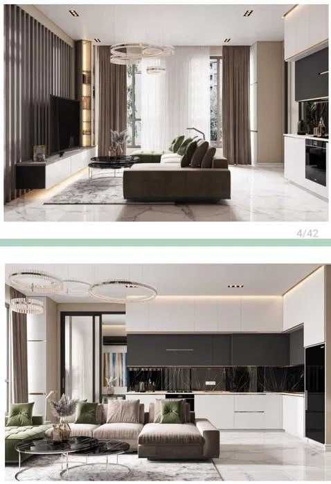 ТОРОПИСЬ‼️Просторная квартира в Жк EDISON 4/5/8 152м2 Коробка, IT PARK