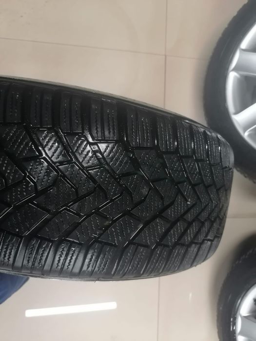 Jante bmw e 46 pe 17 plus cauciucuri de iarna