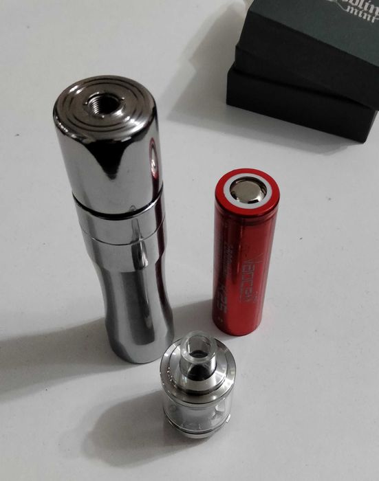 Mod mecanic 18650 inox nou UD Goblin Mini RTA