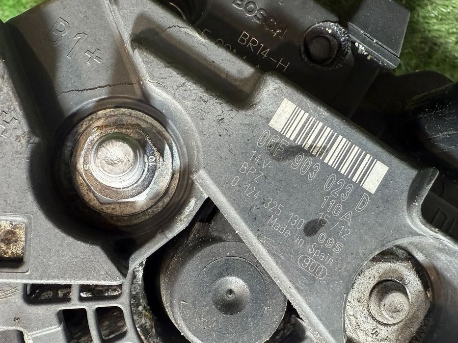 ALTERNATOR SKODA FABIA AMBIENTE II FAB 1.6 DIESEL 2012 COD OEM 06F903023D / 06F903023E / HATCHBACK 2007-2014