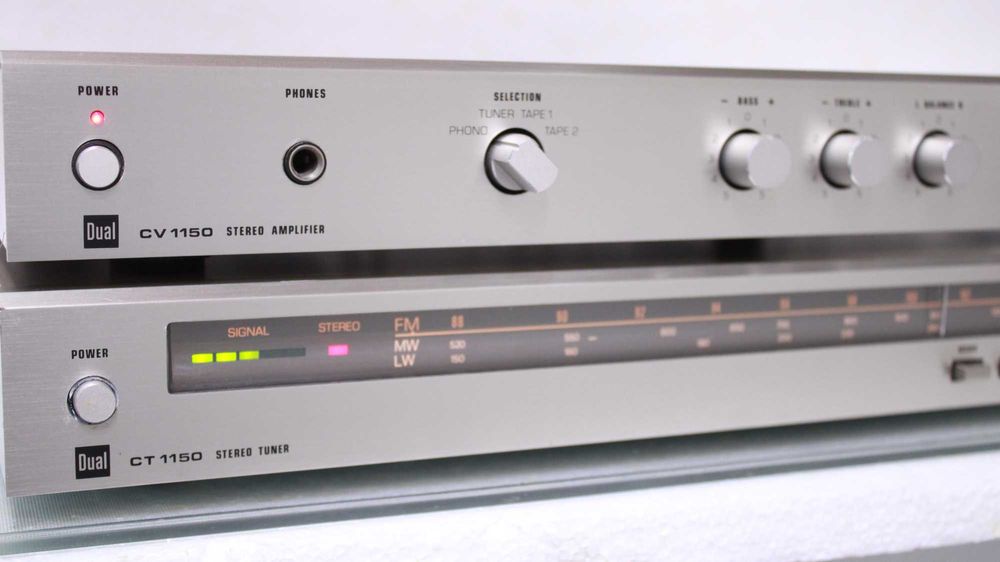 Statie+Tuner Dual,2x35W,slim,Germania(1980).
