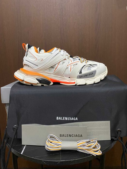 Balenciaga Track White & Orange Full Box Premium 36-45