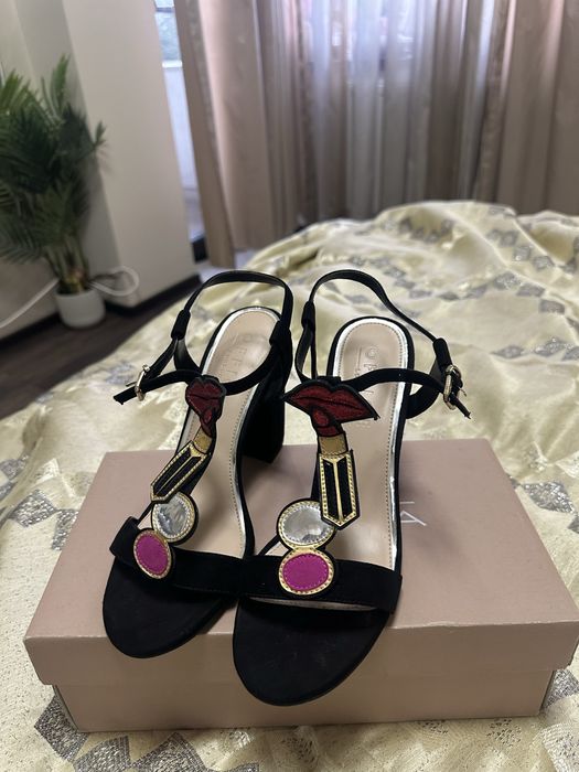 Sandale model deosebit, Office London, piele intoarsa