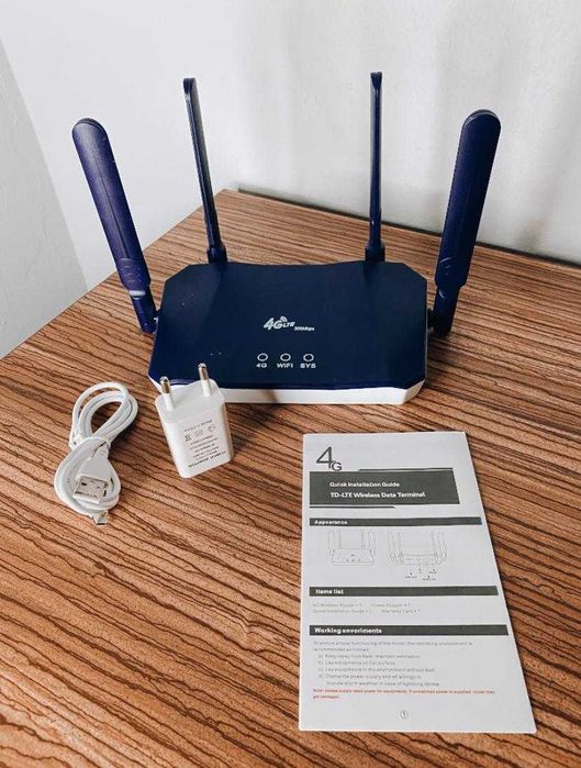 Wi-Fi роутер WIFI 5G 4 АНТЕННАМИ беспроводной модем роутер сим картой