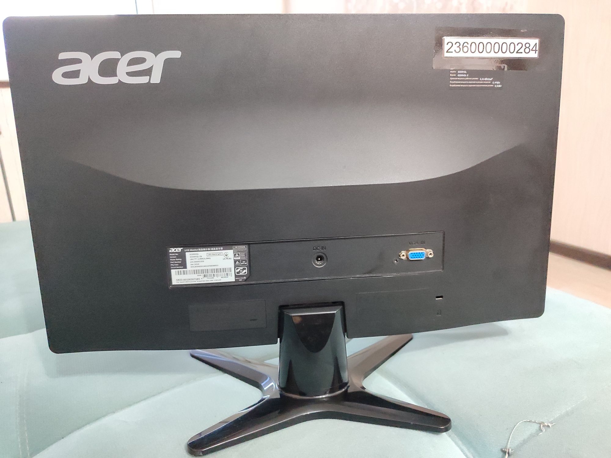 Монитор Acer G206HQL Cb