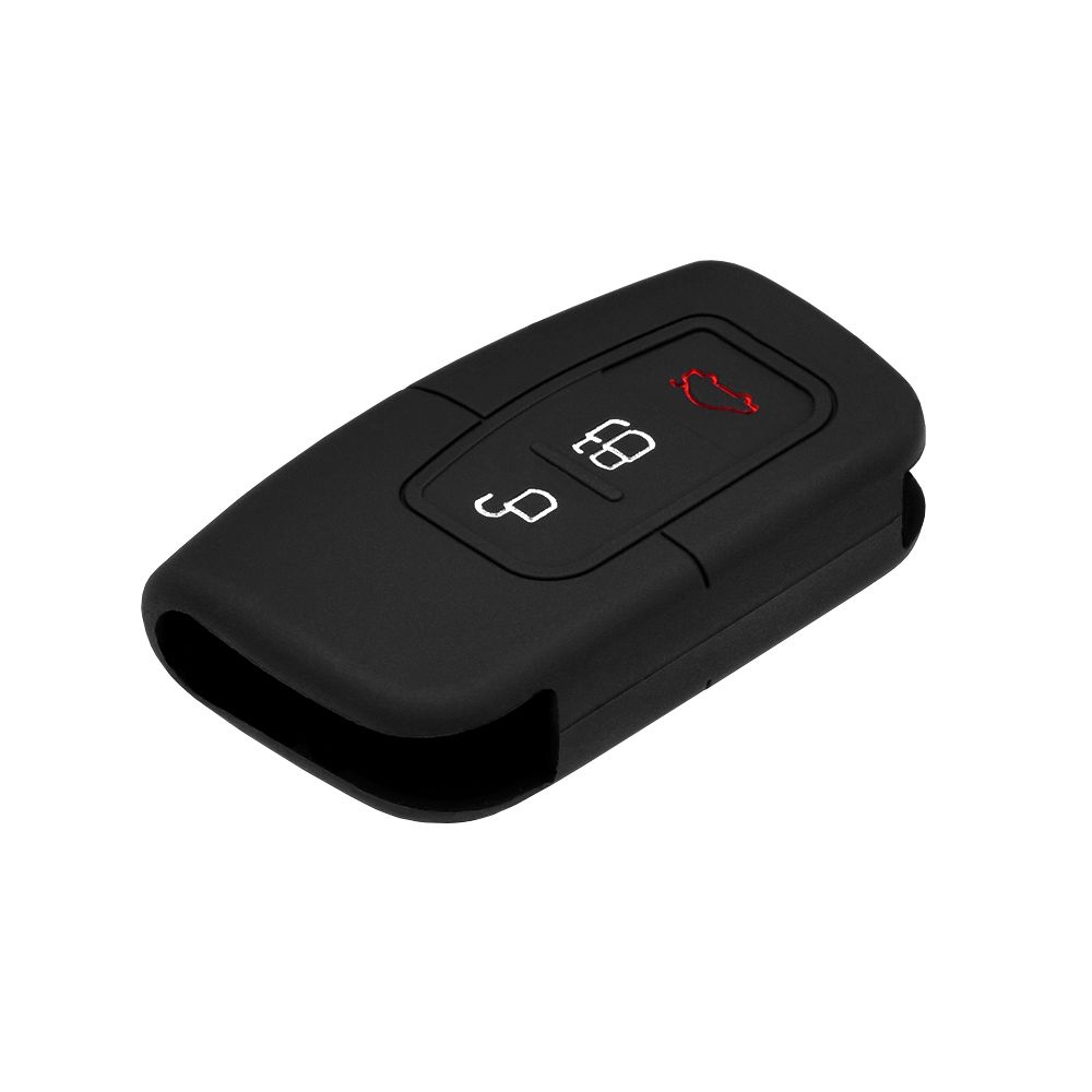 Techsuit - Car Key Case (1011.11) - Ford Kuga, Focus, S-Max - Black