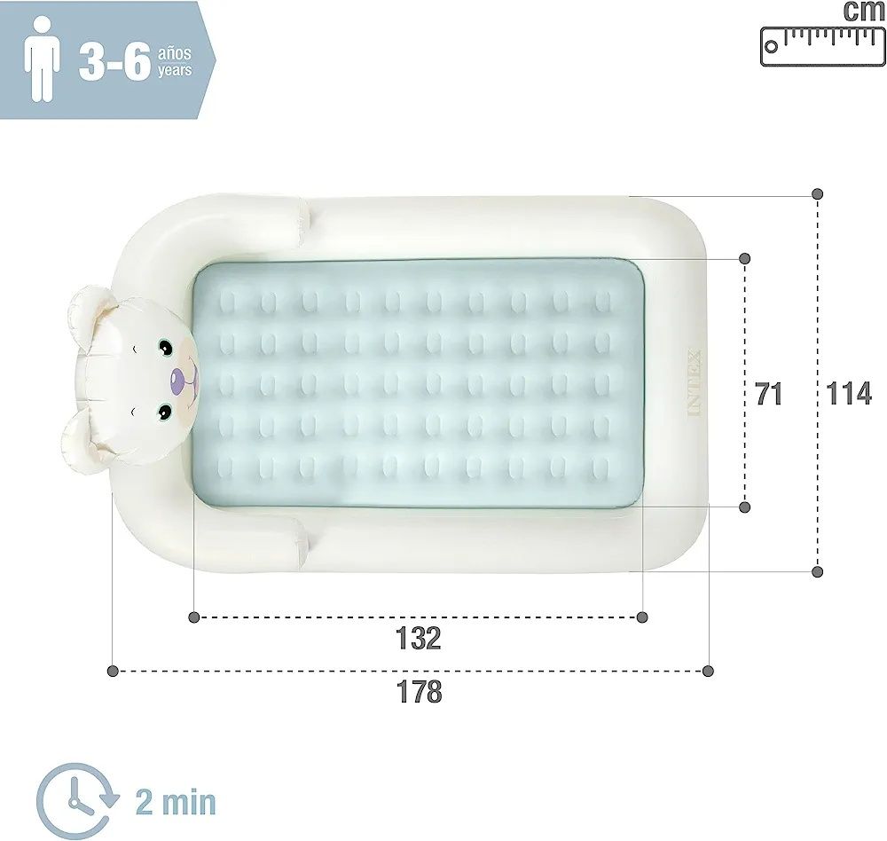 Очаровательный надувной матрас в виде медведя