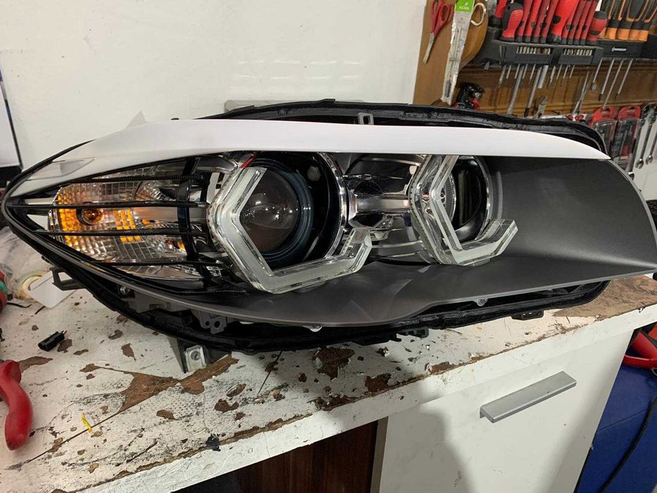 Angel eyes ICONIC BMW seria 5 F10 F11 Facelift si non facelift IN STOC