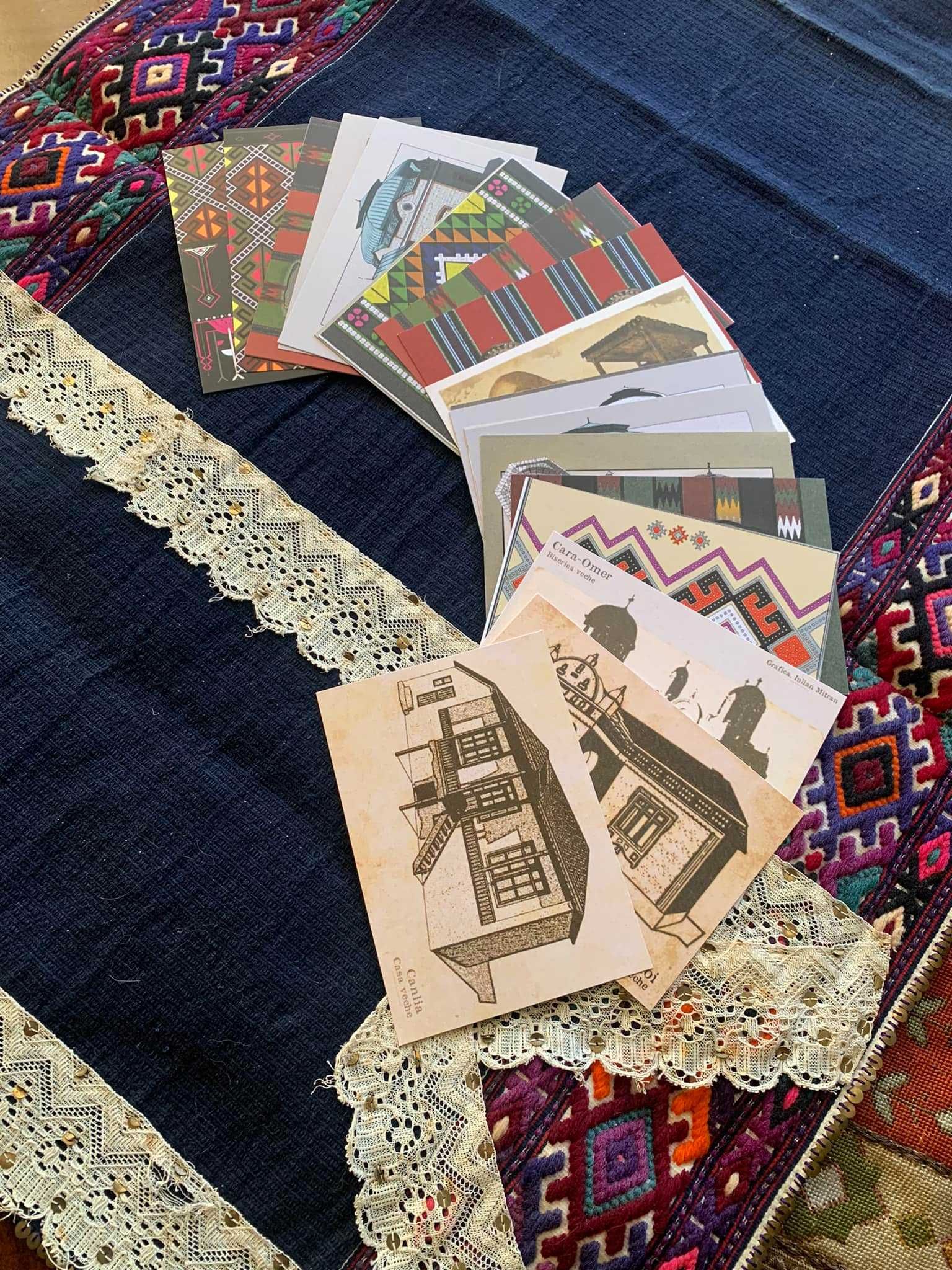 Set Carti Postale (23 de bucati) - arta populară din Dobrogea