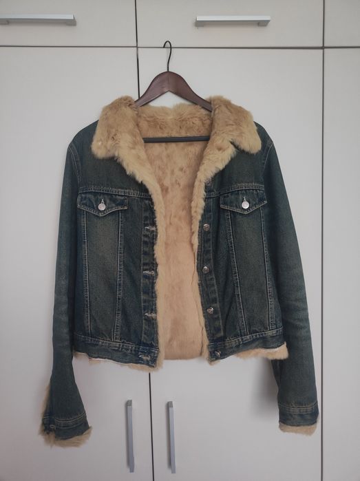 Яке с естествен косъм