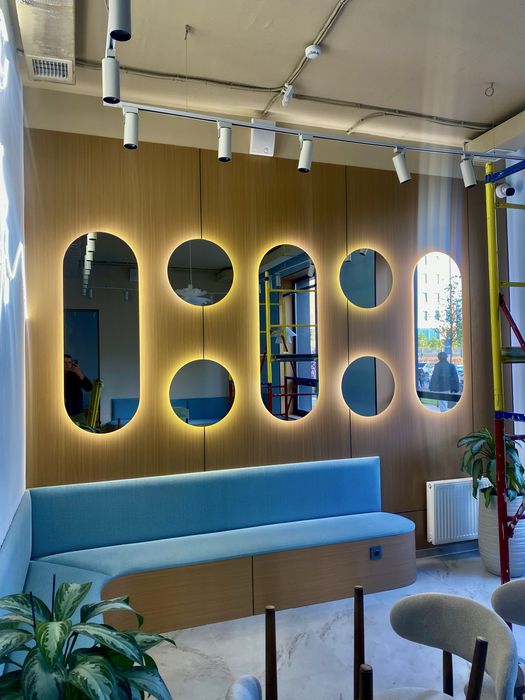 Зеркала для баров кафе, ресторанов