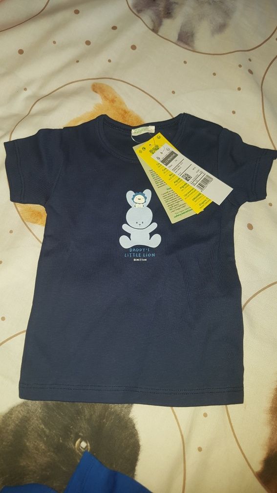 Бебешки тениски и дънки за момче Benetton