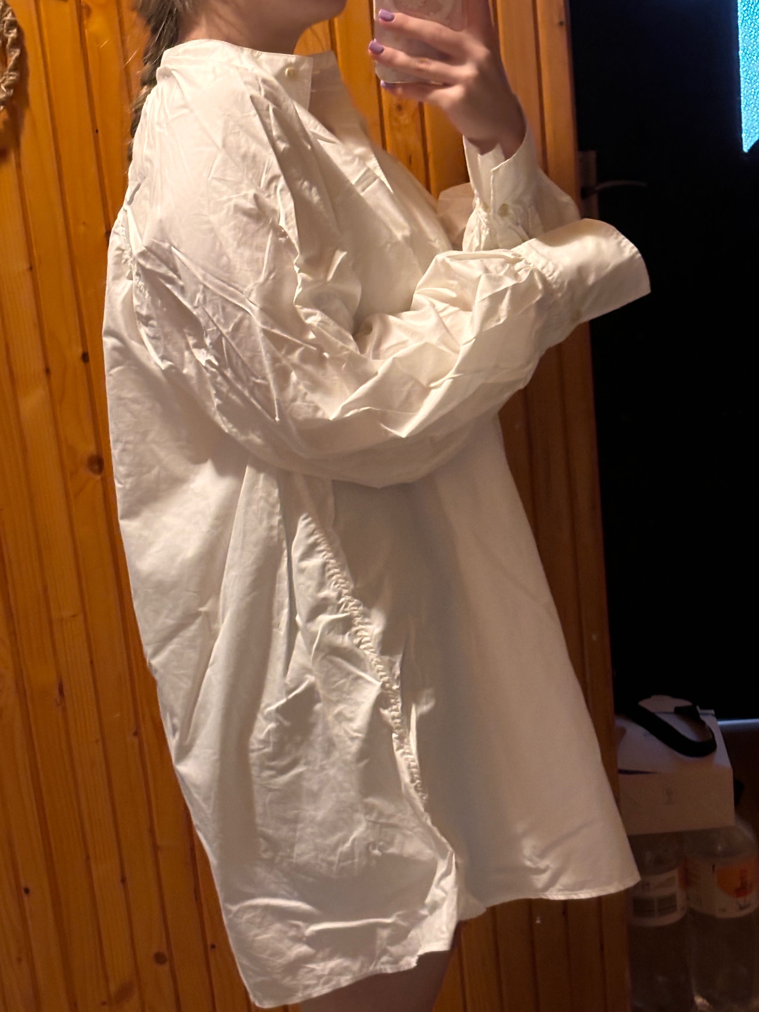 Camasa alba lunga