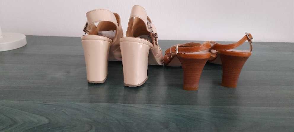 Pantofi  decupati  de dama,  din piele naturala marimea 36