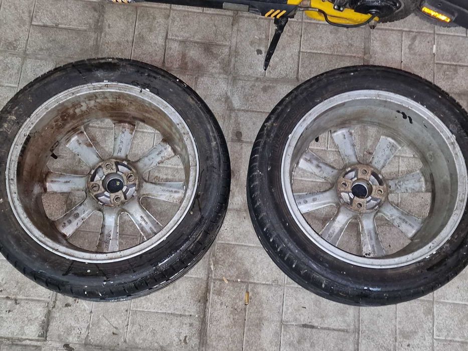 2 БР. Гуми MILESTONE с джанти ФИАТ 4X100 / 235/45/ ZR17 / 0915