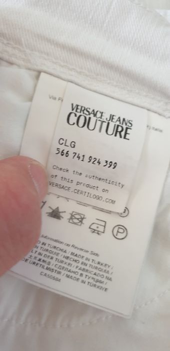 VERSACE JEANS COUTURE Crop Womens Size 28 ОРИГИНАЛ! Дамски Дънки!