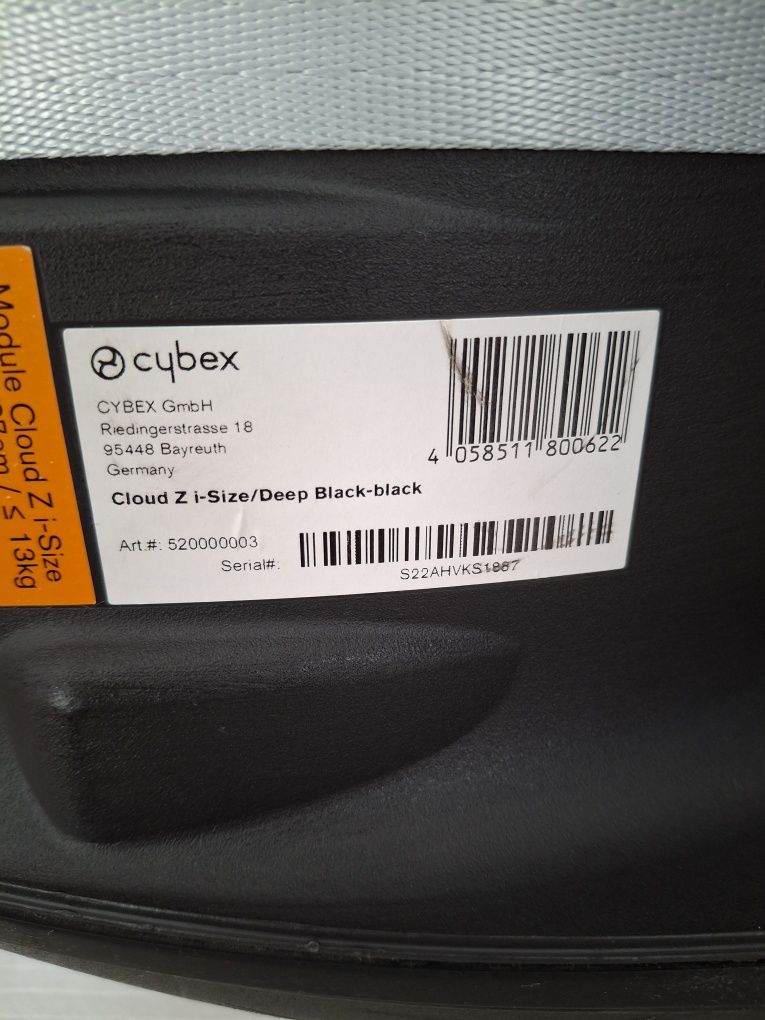Столче за кола Cybex Cloud Z i-Size Deep Black
