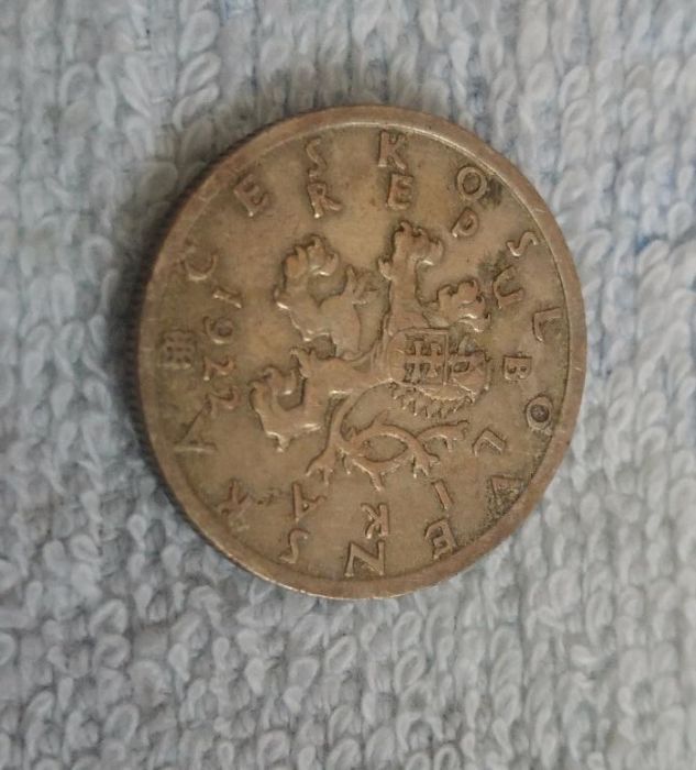 Moneda 50 Haleru 1922 Cehoslovacia - Kremnica