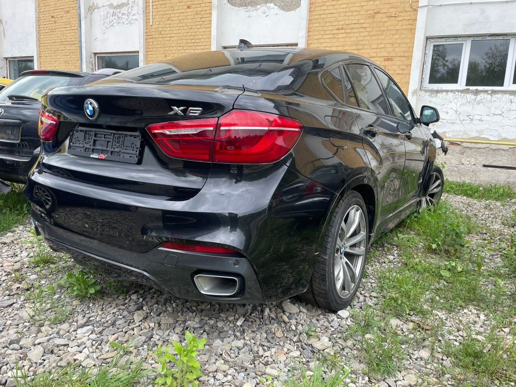 BMW X6 F16. M pack 4.0d xdrive fab 2019 avariat lovit