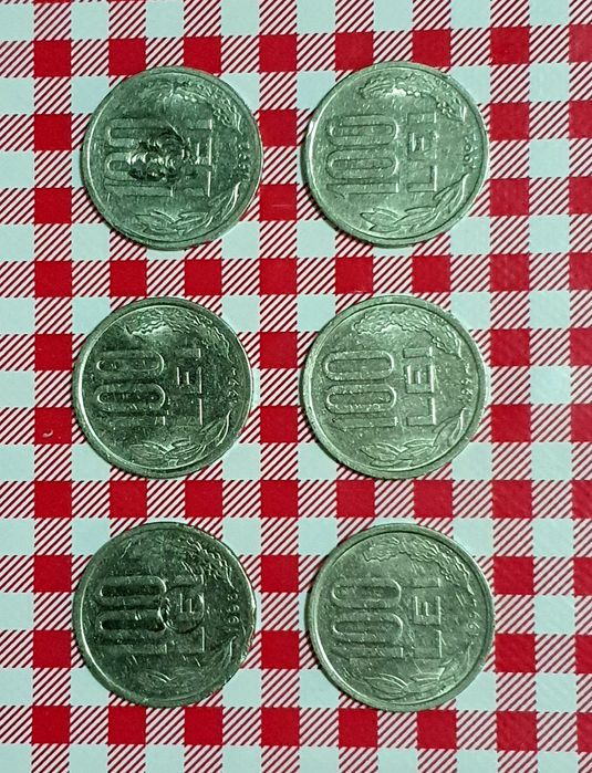 Monede românești 100/50/20/10 LEI