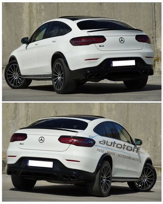 Difuzor bara spate Mercedes GLC Coupe (2015+) 63 AMG Chrome Design