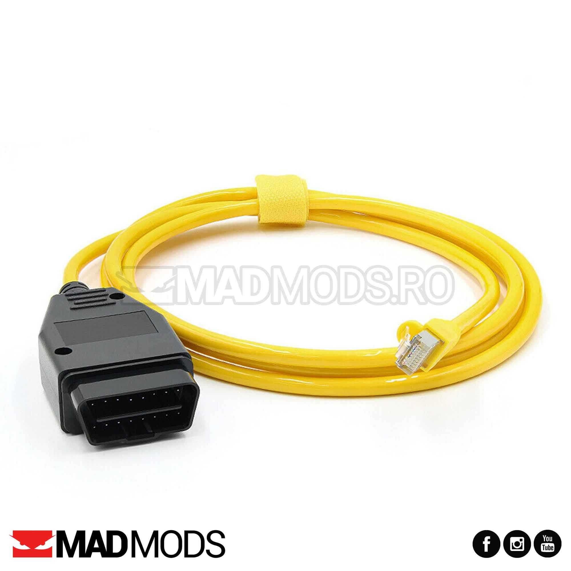 Cablu Diagnoza ENET OBD 2, BMW seriile Fxx, Gxx, I, Mini 2008-2023