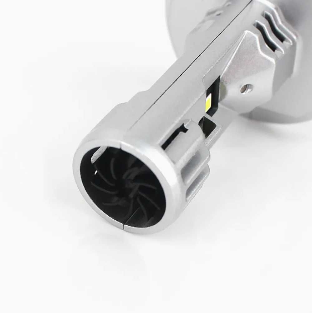 LED Мини Диодни крушки H4, 12V, Canbus с вграден вентилатор.