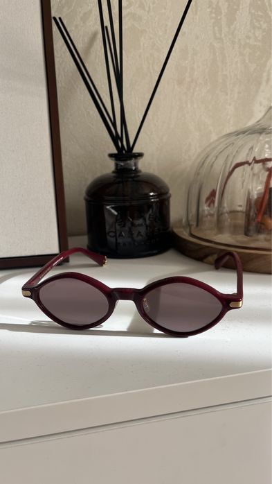 Cartier очила в цвят бордо