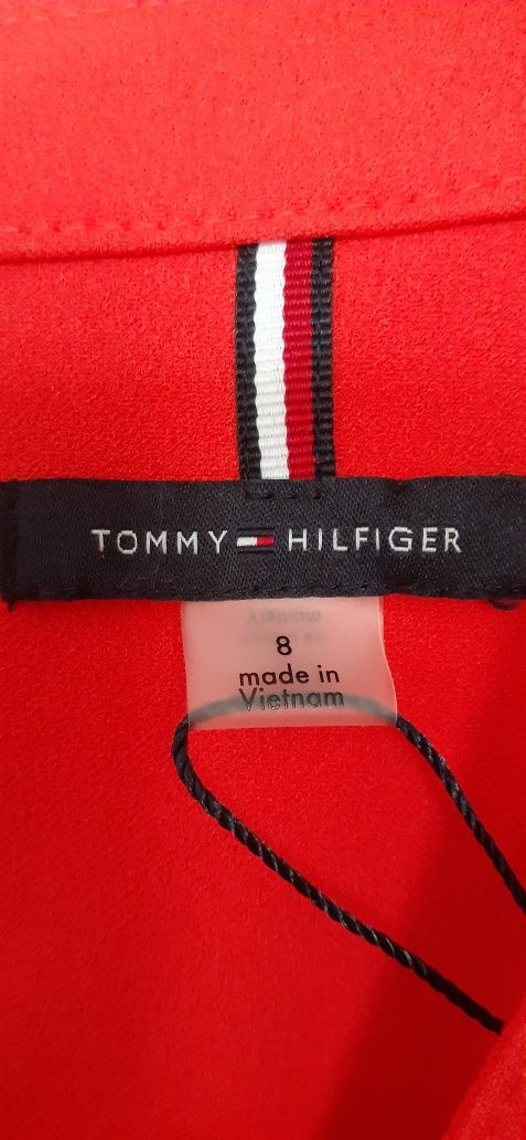 СРОЧНО! Шикарное оранжевое платье от Tommy Hilfiger, 42- 44 размер